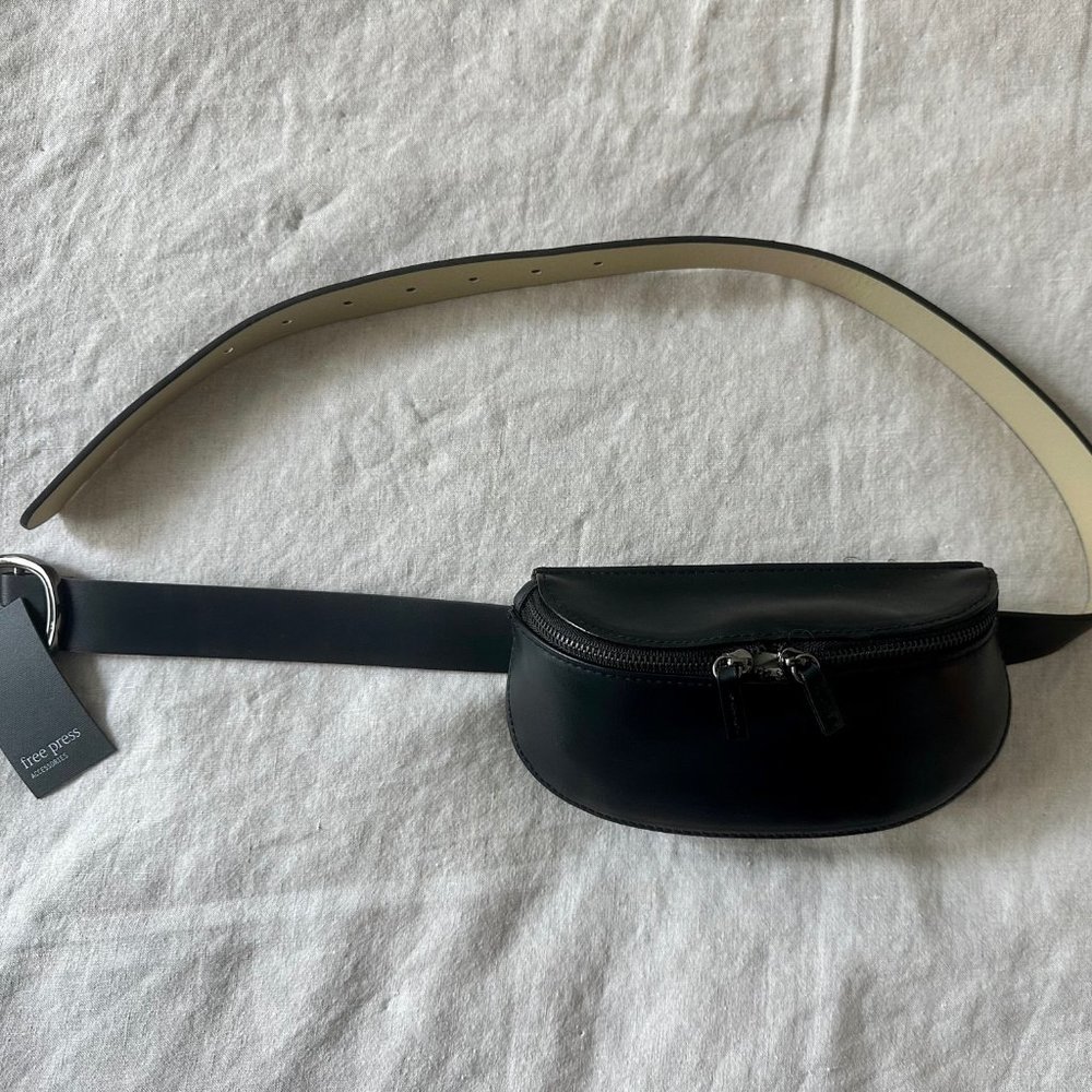 Free Press Faux Leather Belt Fanny Pack - NWT